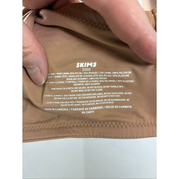SKIMS NWT Full Coverage Lightly Lined Bra in Sienna Size 32DDD - Picture 6 of 7